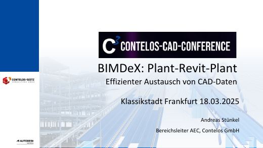 Titelfolie Effizienter Austausch von CAD-Daten