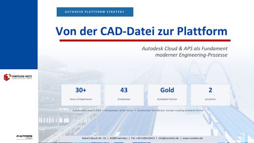 Titelfolie Autodesk Plattform-Strategie