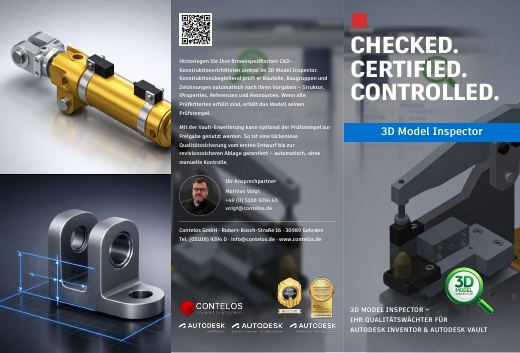 Titelfolie Flyer 3D Model Inspector