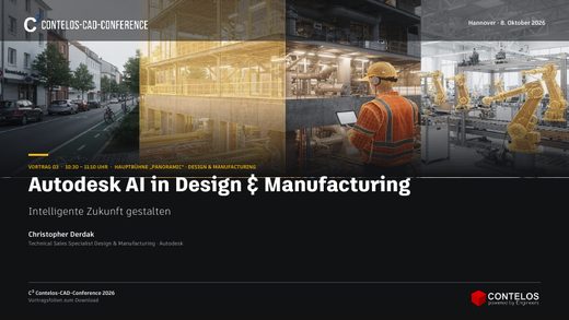 Diapositiva de portada IA en diseño y manufactura