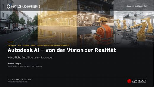 Diapositiva de portada IA en la construcción